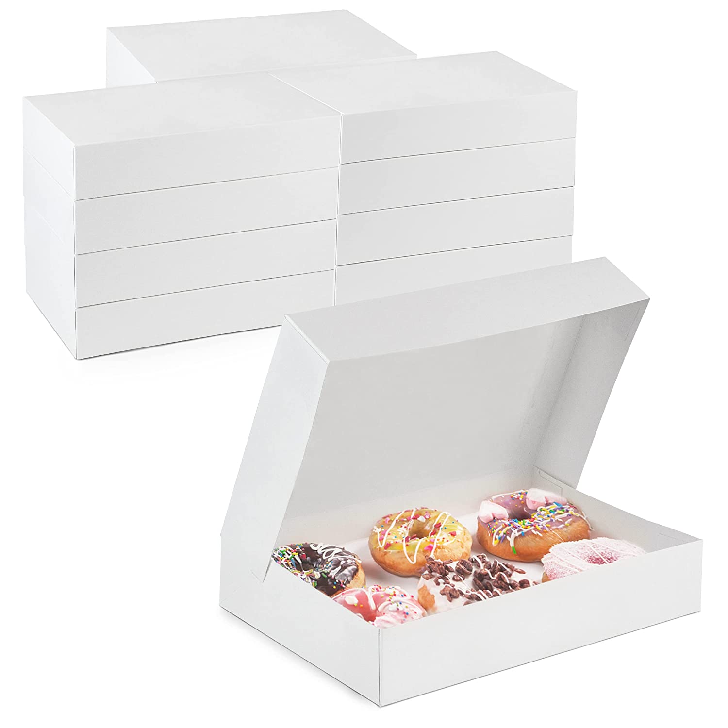 Caixa de bolinho de biscoito de papel, macaron, caixas de rosquinhas, caixa de casamento de doces com janela transparente