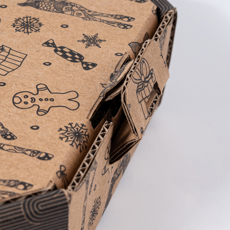 Caixas de pizza de papel kraft onduladas baratas impressas personalizadas em todos os tamanhos 9 10 11 12 14 18 polegadas