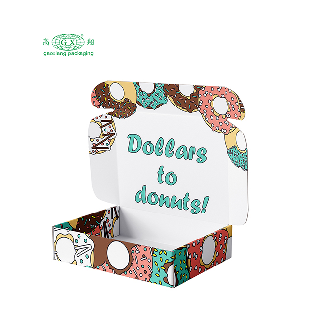 Caixas de embalagem de biscoito com logotipo personalizado caixas de papelão para rosquinhas de alimentos por atacado caixas de chocolate personalizadas