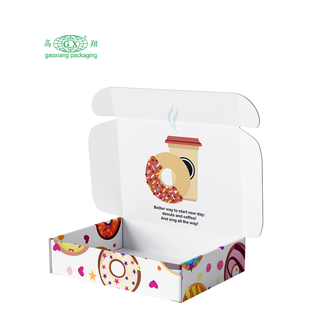 Caixas de embalagem de biscoito com logotipo personalizado caixas de papelão para rosquinhas de alimentos por atacado caixas de chocolate personalizadas