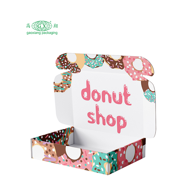 Caixas de embalagem de biscoito com logotipo personalizado caixas de papelão para rosquinhas de alimentos por atacado caixas de chocolate personalizadas