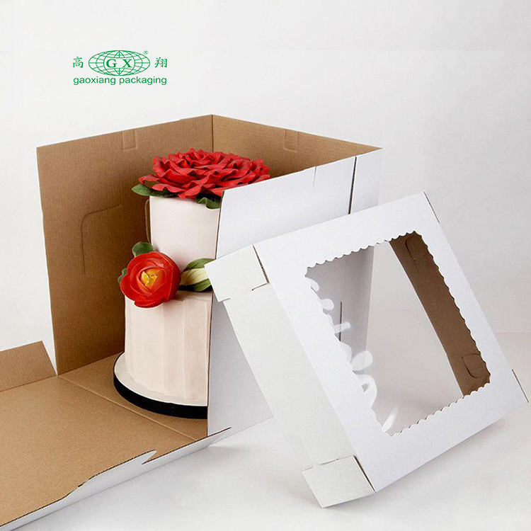 Projetos de lembrancinhas de casamento rosa por atacado embalagem quadrada de cilindro redondo para embalagem de caixa colorida de 10 12 polegadas caixa de papel de bolo alta - 副本