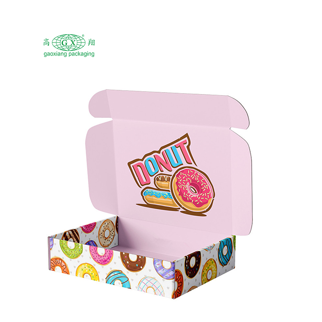 Caixas de embalagem de biscoito com logotipo personalizado caixas de papelão para rosquinhas de alimentos por atacado caixas de chocolate personalizadas