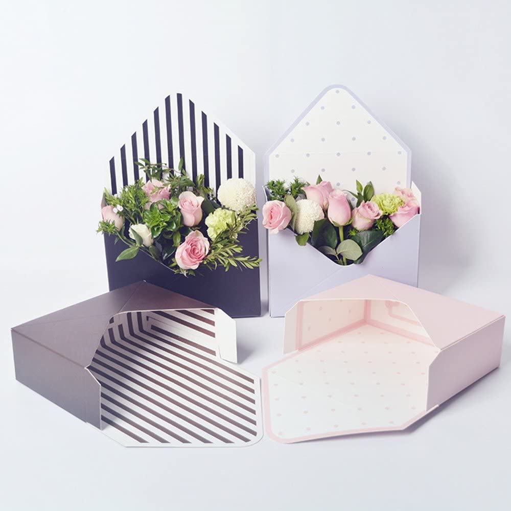 Cachecol de logotipo personalizado de Natal de luxo envelope de papelão para embalagem de flores caixa de presente de papel