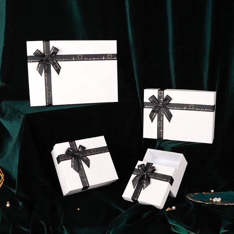 Caixas de presente por atacado caixa de presente caixa de cor personalizada embalagem pacote de papelão