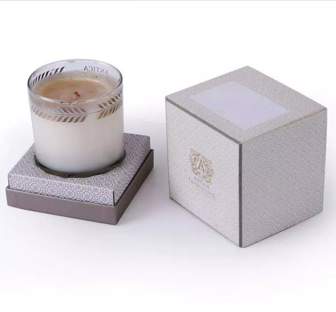 Embalagem de caixa de presente de vela de luxo personalizada por atacado