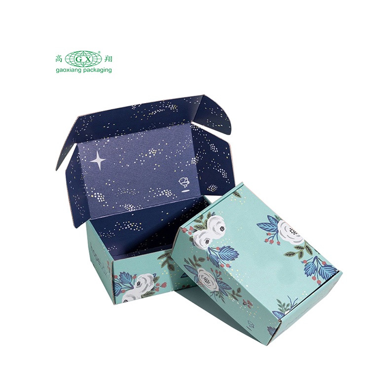 Embalagem de caixa de envelope de papel cosmético cortada em papel cartão personalizado