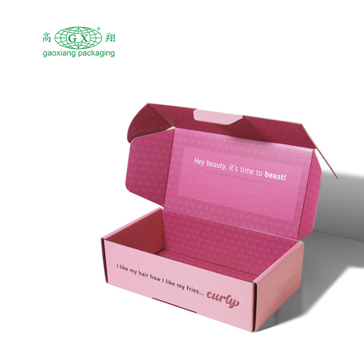 Caixa de papelão de papel de fábrica embalagem de presente personalizada caixa de roupas para caixa de embalagem de roupas íntimas