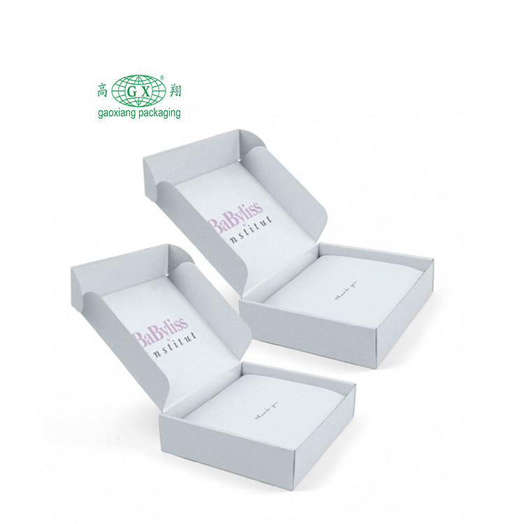 Email de comércio eletrônico impresso personalizado envio de envio de cosméticos maquiagem beleza presente de luxo pr embalagem caixa de papel kraft ondulado