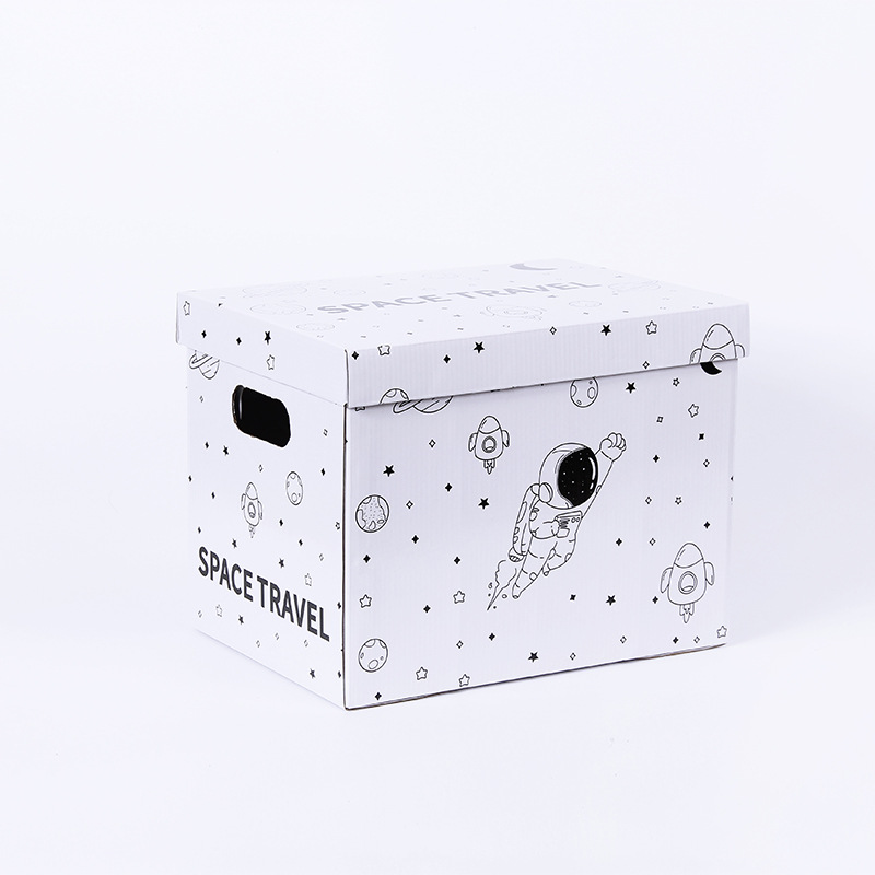 Caixas redondas duras de papelão móveis caixas de armazenamento para armazenamento de roupas caixa de papel kraft