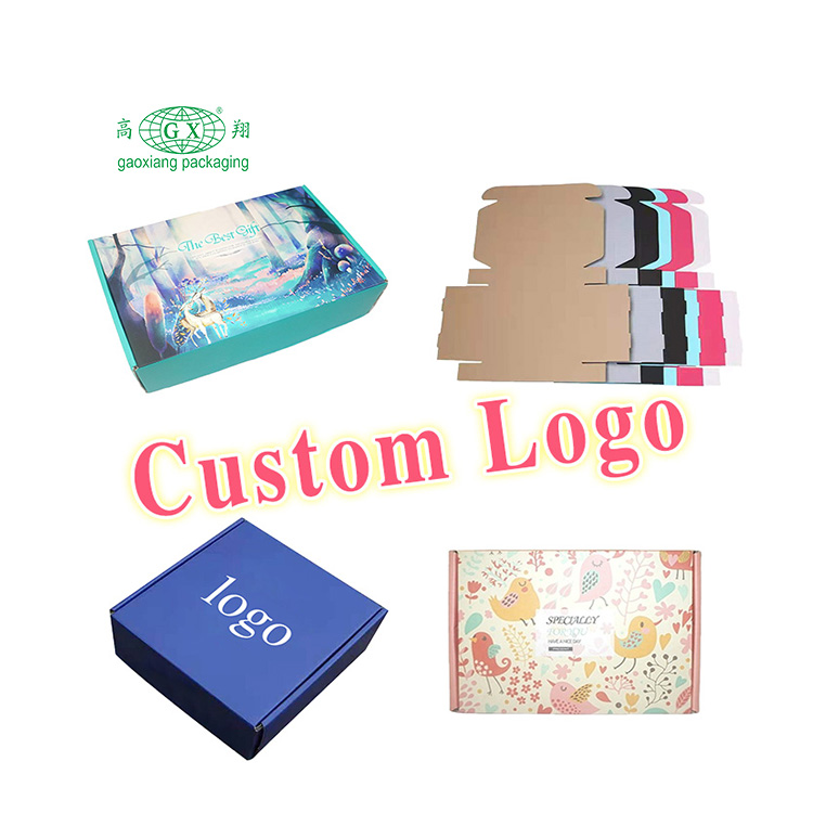 Embalagem de presente de papel de fábrica personalizada caixa de roupas caixa de papelão personalizada para caixa de embalagem de roupas íntimas