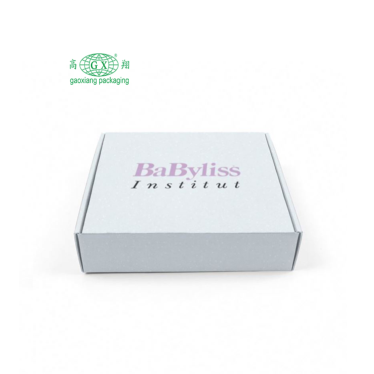 Caixa de papel kraft ondulado de presente de luxo de maquiagem de cosméticos para envio de correio eletrônico impresso personalizado