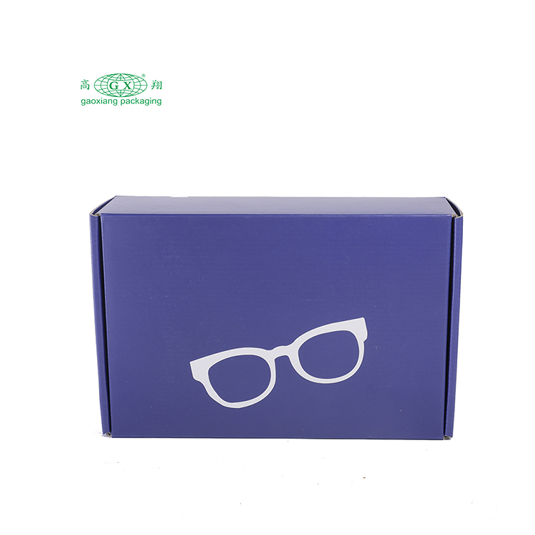 Atacado logotipo personalizado caixa de papel ondulado dobrável caixa de embalagem cosmética caixa de envio subscrição caixa de correio