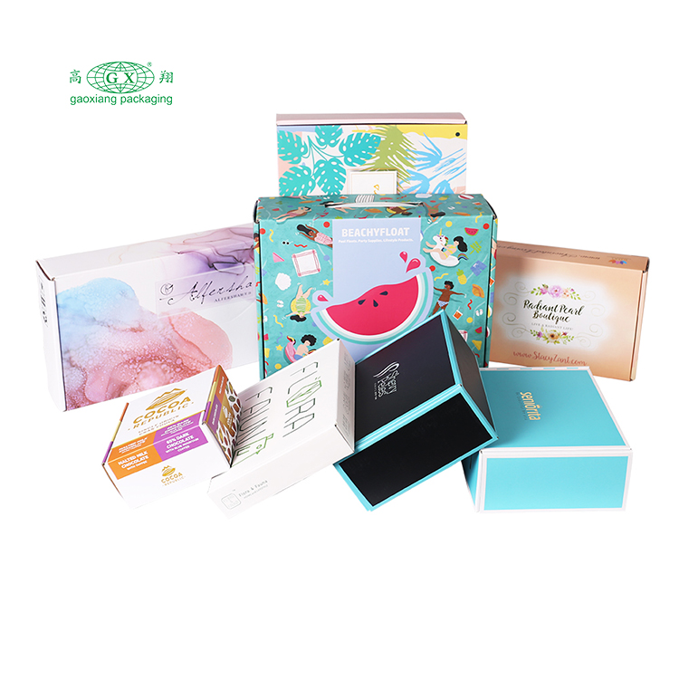 Embalagem de presente de papel personalizada caixa de roupas caixa de papelão personalizada para caixa de embalagem de roupas íntimas