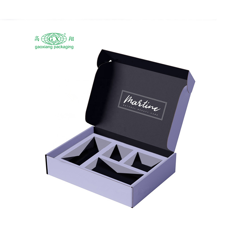 Email impresso personalizado, maquiagem, beleza, caixa de presente, embalagem de roupas, caixas de transporte onduladas, logotipo personalizado, caixa pr