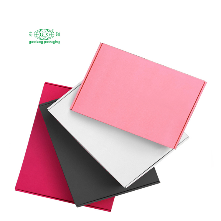Atacado logotipo personalizado rosa marrom preto branco pequeno grande transporte logística embalagem joias presente papelão caixas de papel kraft