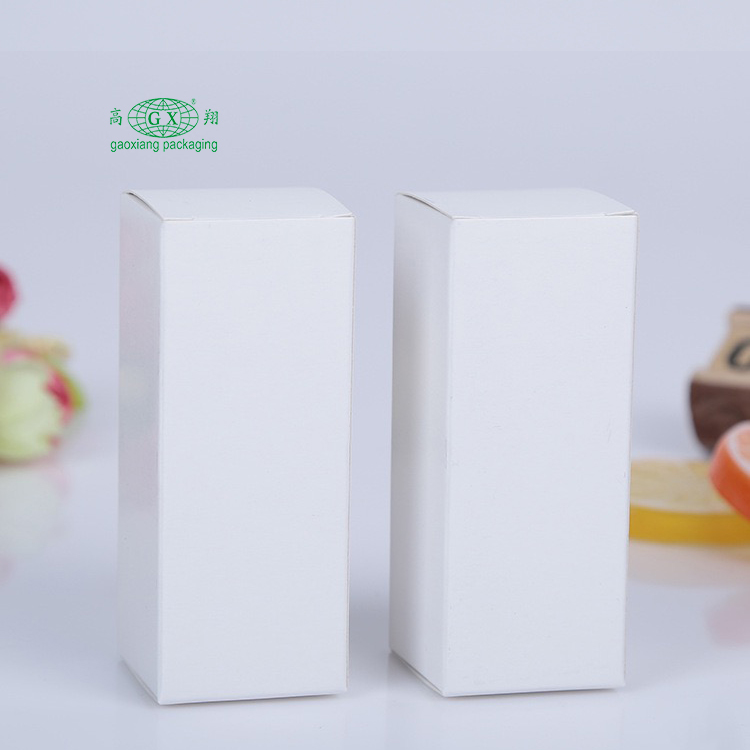 Atacado caixa de embalagem de cosméticos design personalizado caixa de garrafa de óleo essencial caixa de papel kraft