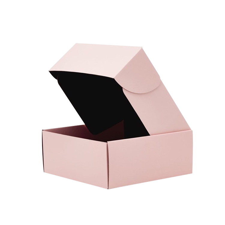 Cartonagem dobrável com logotipo personalizado, caixa de correio de assinatura, roupas, correspondência, caixa de papel de embalagem ondulada