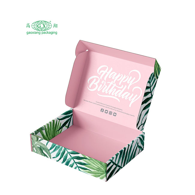 Fabricante de caixa de papelão de cor grande para vestuário, caixa de embalagem de papelão ondulado com caixas personalizadas personalizadas