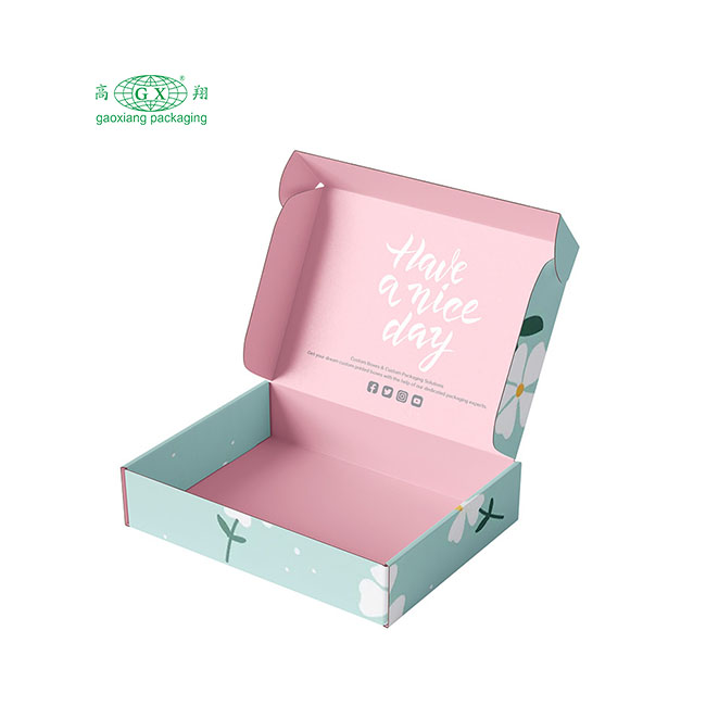 Fabricante de caixa de papelão de cor grande para vestuário, caixa de embalagem de papelão ondulado com caixas personalizadas personalizadas