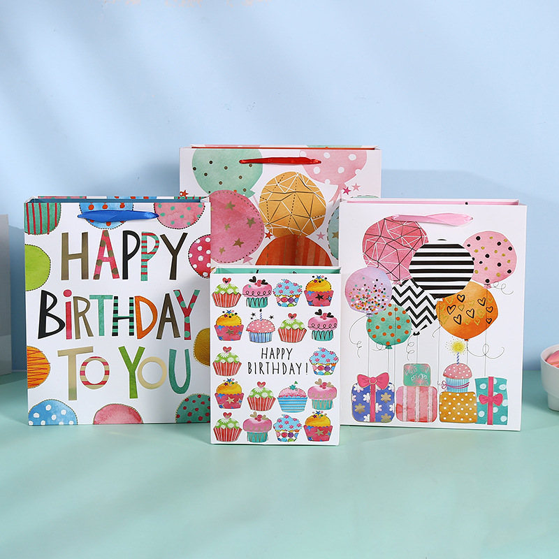 Sacola de papel sacola de impressão personalizada para compras, sacolas de papel para presente, embalagem de caixa colorida