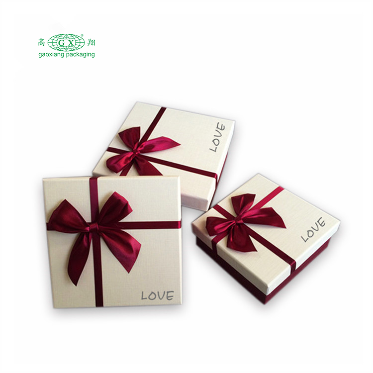Embalagem personalizada de fábrica caixas de presente de papel para festa de aniversário de casamento doce com tampa caixas personalizadas