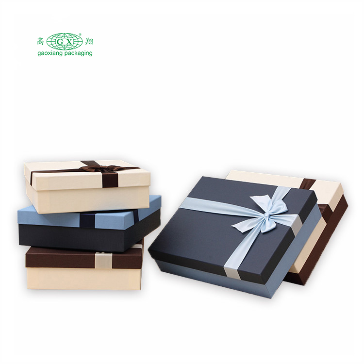 Embalagem personalizada de fábrica caixas de presente de papel para festa de aniversário de casamento doce com tampa caixas personalizadas