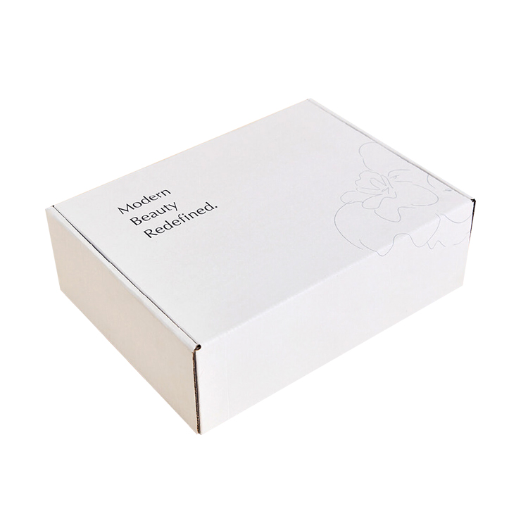 Cartonagem dobrável com logotipo personalizado, caixa de correio de assinatura, roupas, correspondência, caixa de papel de embalagem ondulada