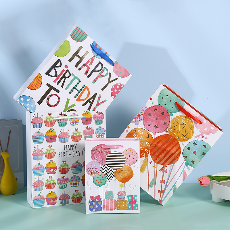 Sacola de papel sacola de impressão personalizada para compras, sacolas de papel para presente, embalagem de caixa colorida