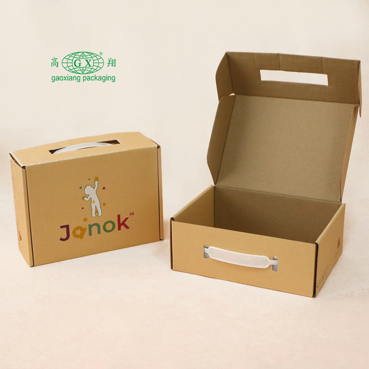 Camisa de papelão ondulado personalizada de alta qualidade, roupas, papelão plano, caixa de papel de embalagem on-line