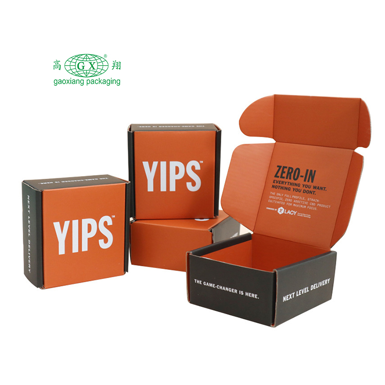 Camisa de presente dobrável personalizada, chapéu durável, vestuário impresso, embalagem de papelão ondulado, logotipo personalizado, caixa de correio