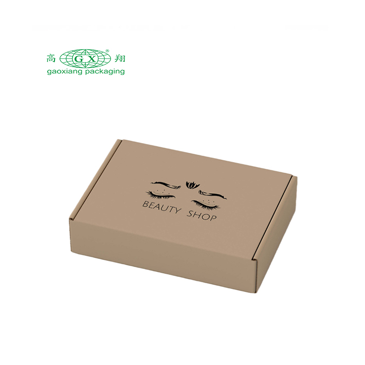 Caixa de envio de papelão ondulado dobrável logotipo personalizado caixa de presente de vestuário para vestido de fantasia caixa de papel de embalagem de cílios