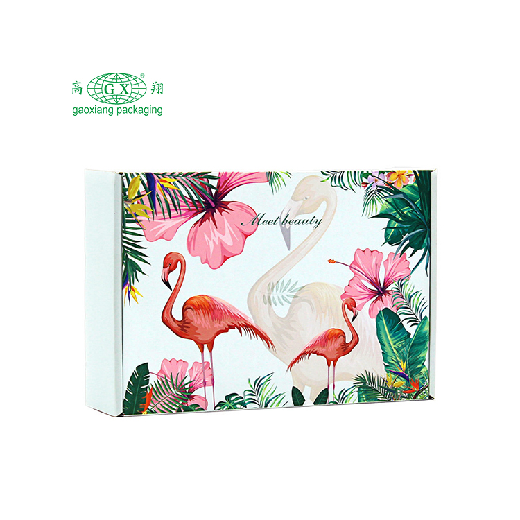 Camisa de papelão ondulado personalizada de alta qualidade, roupas, papelão plano, caixa de papel de embalagem on-line
