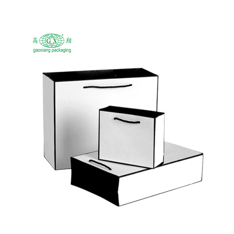 Saco de cabelo de papel fashion impresso com logotipo personalizado de fábrica com etiqueta privada