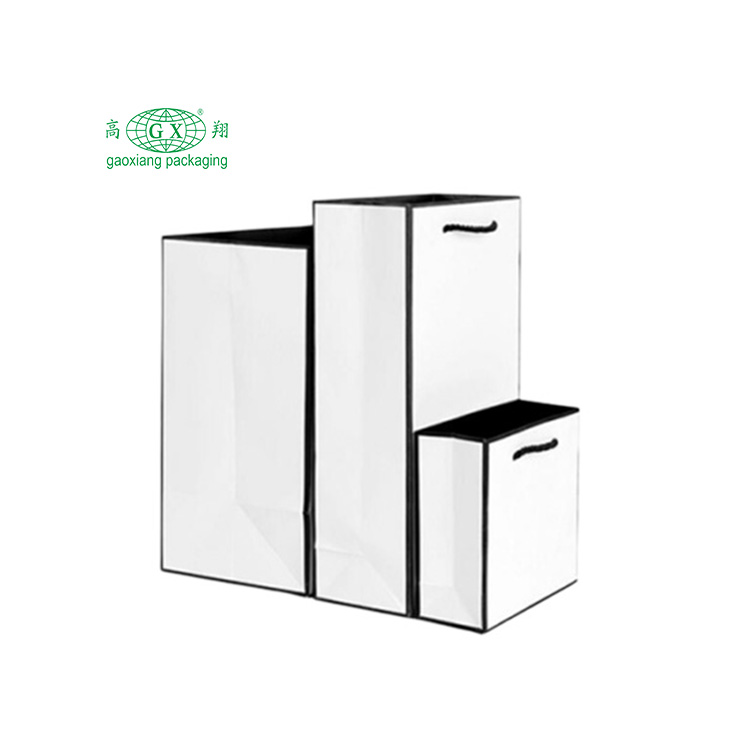 Saco de cabelo de papel fashion impresso com logotipo personalizado de fábrica com etiqueta privada