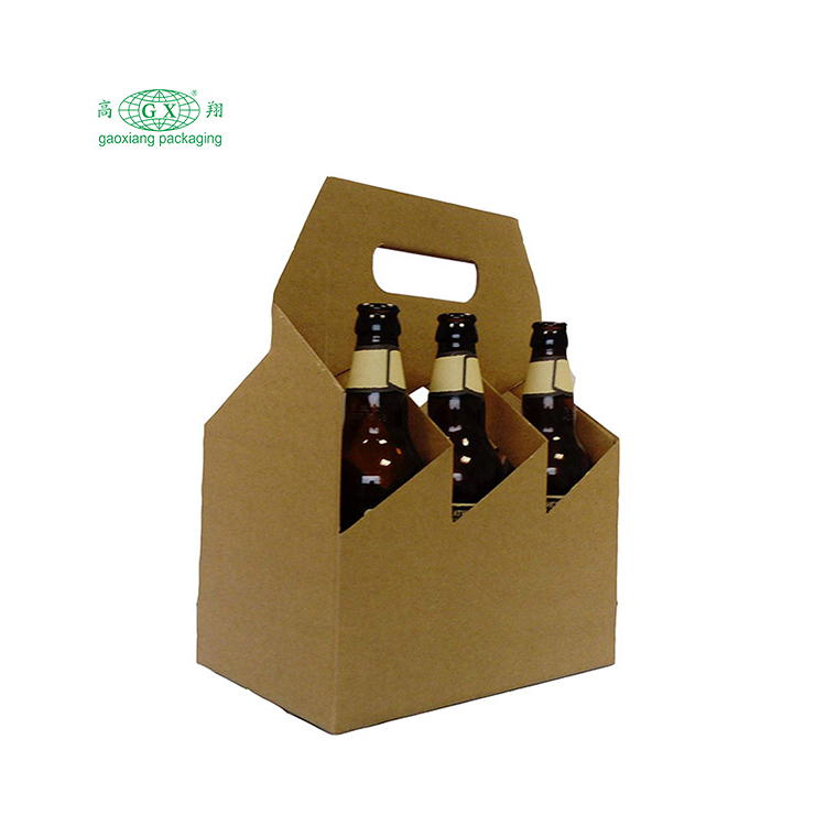 Garrafa de vinho personalizada de alta qualidade embalagem de caixa de papelão ondulado para bebidas caixa de vinho