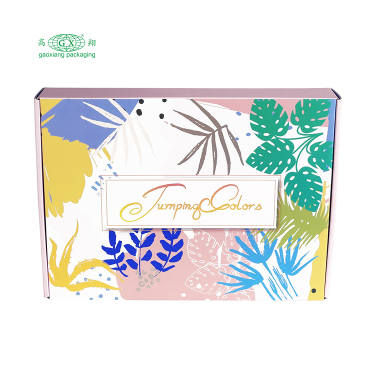Caixa de embalagem de presente de papel de luxo dobrável personalizada sapatos caixa de roupas caixas personalizadas