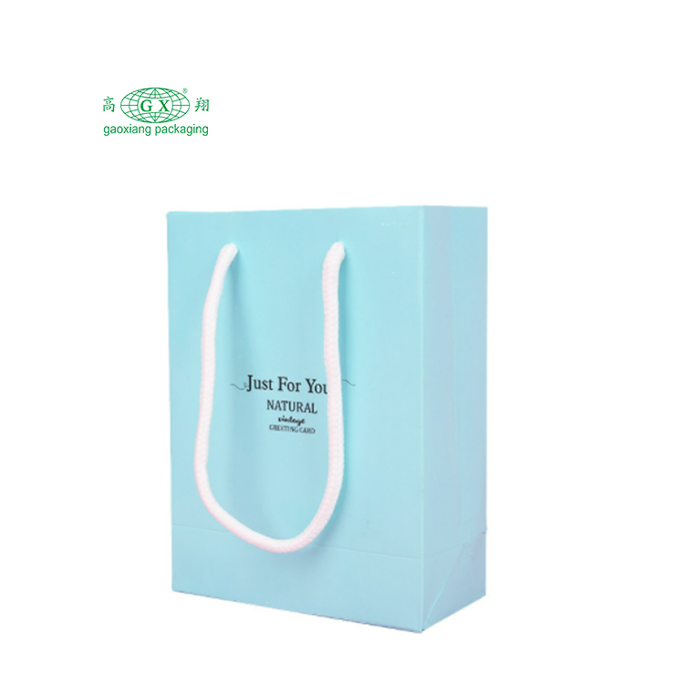 Saco de embalagem de papel com logotipo de design de luxo impresso personalizado sacos de presente de papel com alças