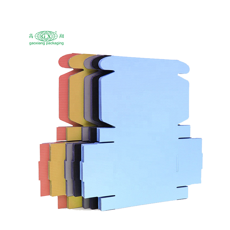 Envio de entrega por atacado ecologicamente correto cor personalizada pacote rosa impresso caixa de envio de papelão ondulado preto de luxo com logotipo
