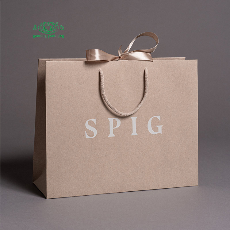 Sacos de embalagem de papel personalizados de fábrica personalizados do fornecedor da china com logotipo de saco de papel de logotipo