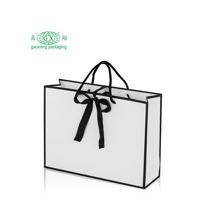 Saco de cabelo de papel fashion impresso com logotipo personalizado de fábrica com etiqueta privada