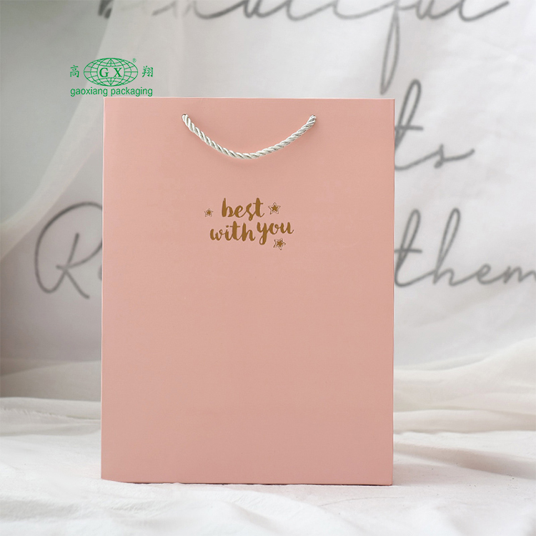 Bolsas de papel com logotipo personalizado de fábrica para embalagem de presente de luxo sacola de papel reutilizável