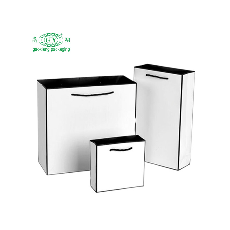 Saco de cabelo de papel fashion impresso com logotipo personalizado de fábrica com etiqueta privada