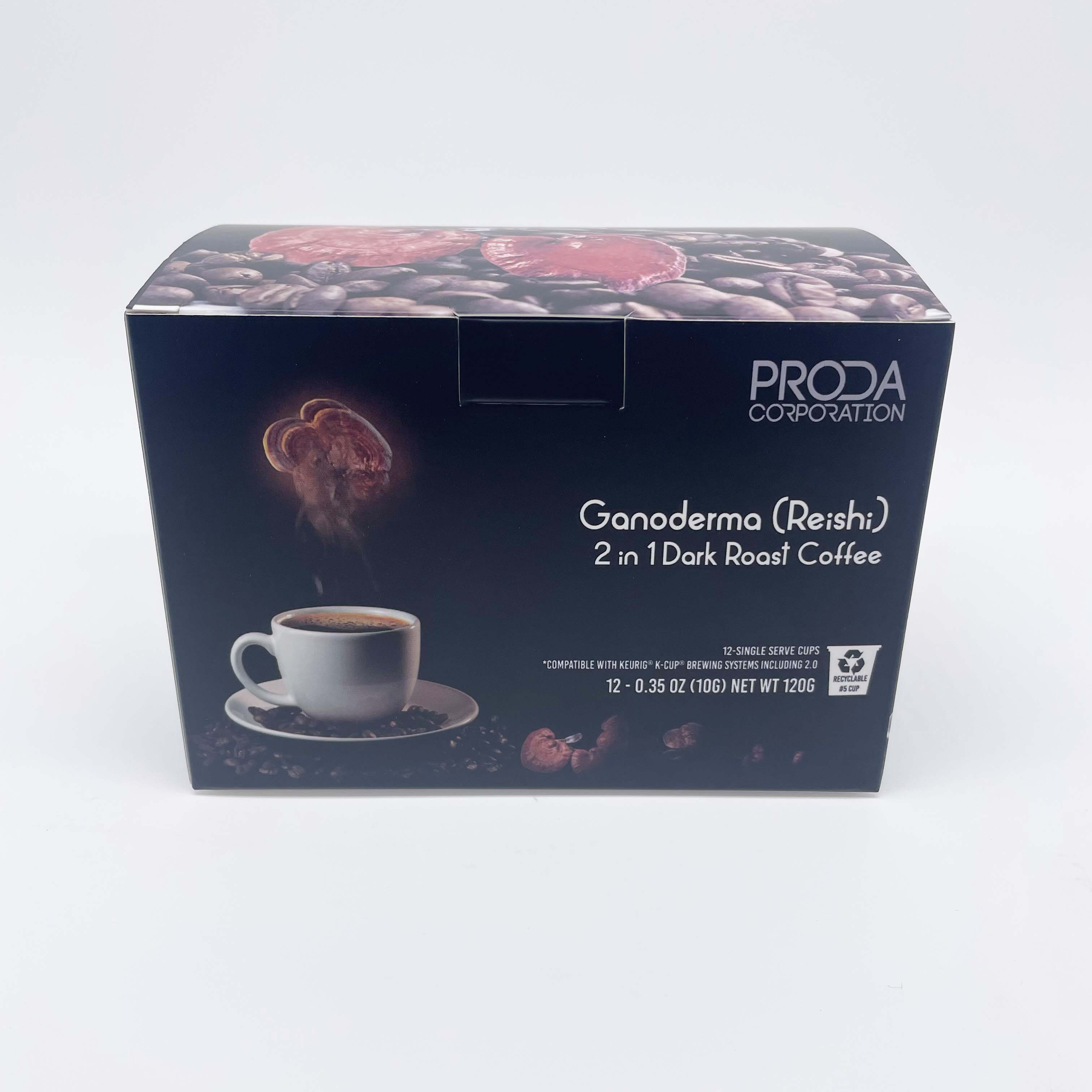 Caixa de embalagem de cápsula k-cup de papelão pacote 12 peças caixa de copo keurig k com personalizado