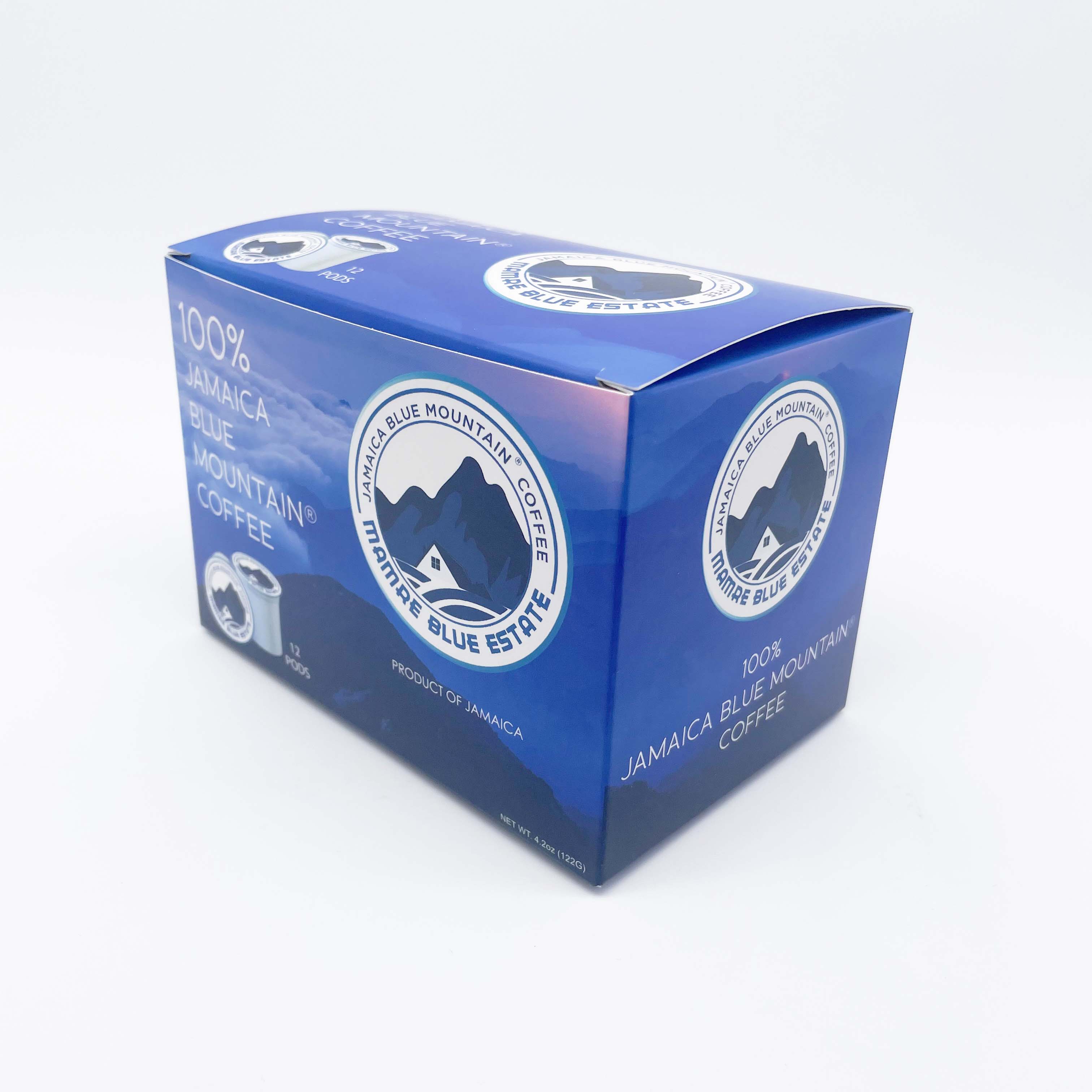 Caixa de embalagem de cápsula k-cup de papelão pacote 12 peças caixa de copo keurig k com personalizado