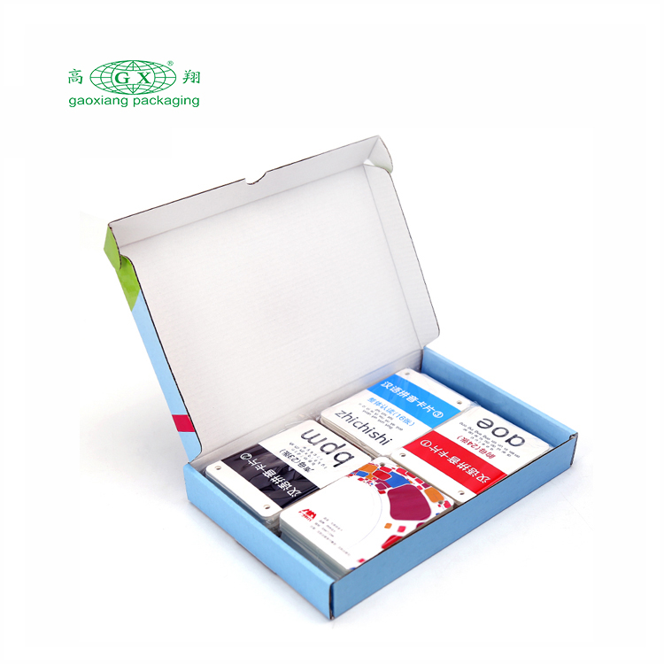 Caixa de correio de papel fantasia com logotipo personalizado, roupas para crianças, livro, brinquedos, caixa de embalagem ondulada, caixa de janela