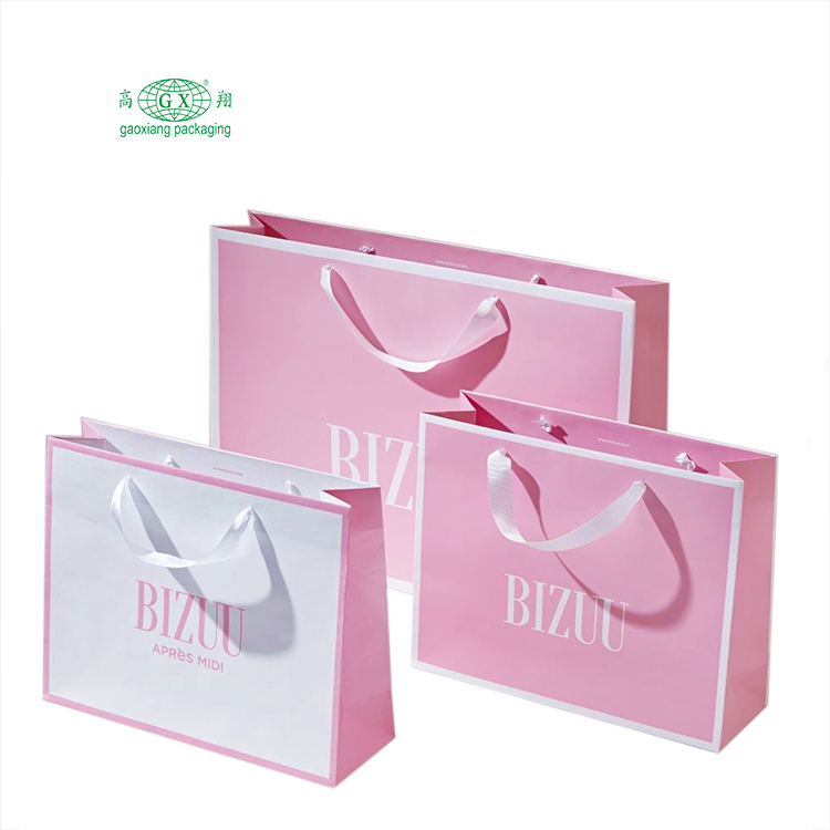 Sacos de embalagem de papel personalizados de fábrica personalizados do fornecedor da china com logotipo de saco de papel de logotipo
